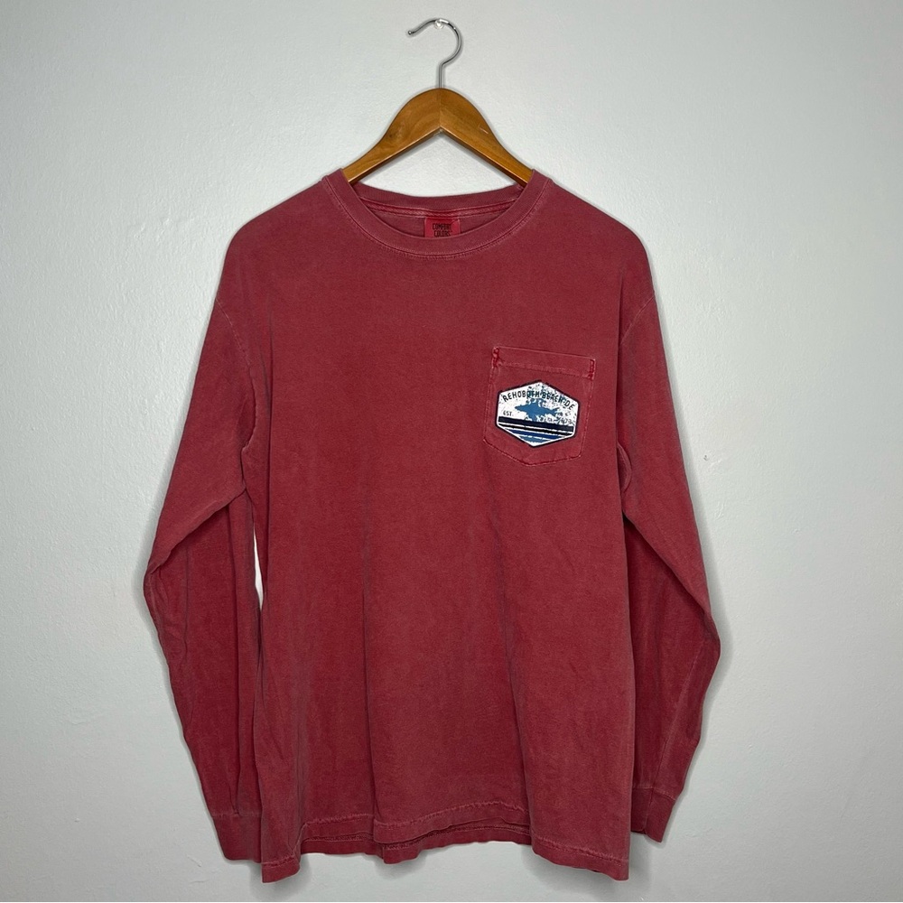 Rehoboth Beach Comfort Colors Long Sleeve Vintage Distressed Cotton Tee B